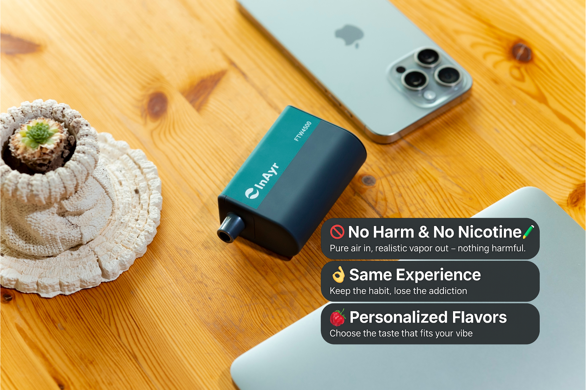 InAyr™: Same Ritual. No Harm.